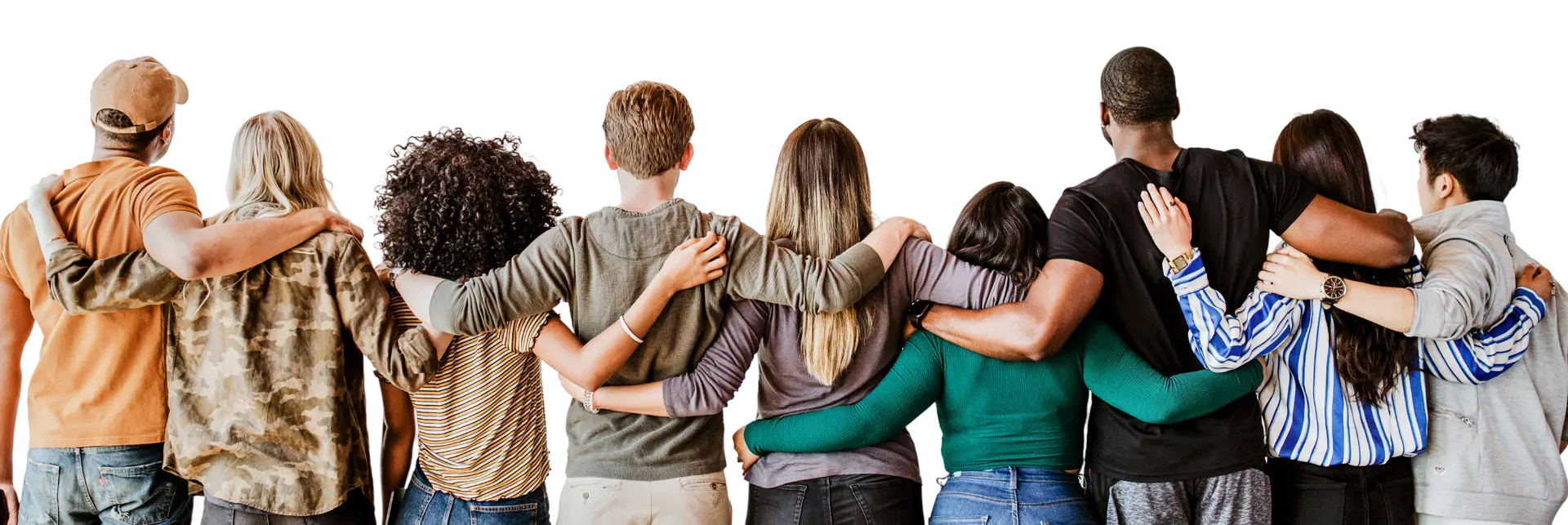 People holding hands